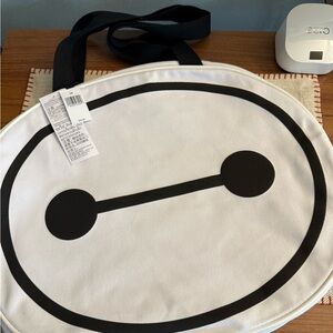 NWT Disney Big Hero 6 Baymax Canvas Tote Bag Shoulder Bag